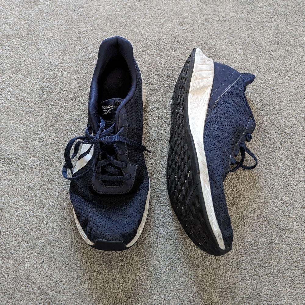Reebok Navy running shoes men's 13